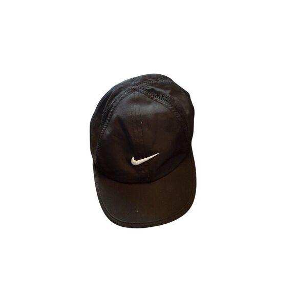 Nike Featherlight Dri-FIT Infant/Toddler Adjustable Cap Hat Black White - Picture 2 of 10